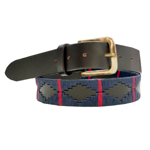 Ceinture de polo en cuir véritable personnalisée, tressée à la main, ceinture équestre traditionnelle, ceintures de polo durables en cuir de vachette pleine fleur, sacs et étuis LPB-0054 - Product Image 1