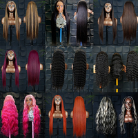 Perruque frontale HD en cheveux vietnamiens bruts 13x6, cheveux humains, sans colle, dentelle HD transparente complète, longue longueur, toutes couleurs