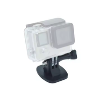 Kit de Montaje de Cámara para Casco de Motocicleta Plano y Curvo para GoPro Hero 13 12 11 10 9 8 7 6 DJI OSMO Action 6 5Pro 4 Insta360 X6 X5 X4 Go3