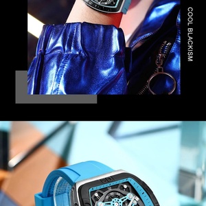Curren 8443 Men's Calendar <b>Watch</b> Tape Quartz Six Pin <b>Watch</b> Sports Men's <b>Watch</b> - Product Image 4