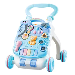 Baby Walker Trolley Anti-rollover Baby Learning To Walk Walker Toddler Stroller Toy 6-7-18 Months