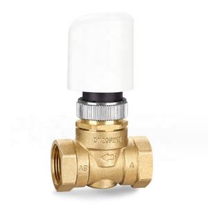 Colector de actuador de calefacción eléctrica de piso de 1/2 pulgadas AC24V 220V Válvula de control de agua <span class=keywords><strong>radiante</strong></span> de latón - Product Image 1