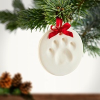 Kit Útil para Hacer Huellas de Patas de Mascotas, Juguete de Arcilla para Impresiones de Patas de Perro y Gato, Recuerdo Conmemorativo