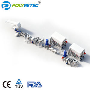 Yüksek Verimli PP PE Film Torbaları Su İçermeyen Yıkama Hattı/Su Kullanmayan Plastik Atık Geri Dönüşüm Makinesi - Product Image 1
