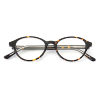 Monturas de Gafas Redondas de Acetato, Precio de Fábrica Italiana, Gafas para Combinar con la Forma del Rostro, Lentes Ópticas