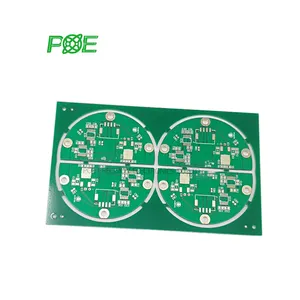 PCB berlapis banyak kepadatan tinggi dengan 1 hingga 40 lapis PCB BGA papan sirkuit elektronik kontrol impedansi lubang buta terkubur.
