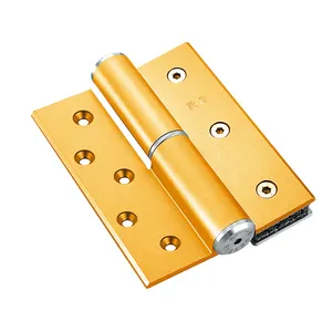 Wooden Door Soft Closing Space Aluminum Pivot Door Hinge E-type Door Hydraulic 6" Load-bearing Hinge