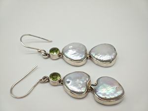 925 Sterling <b>Silver</b> Natural <b>Pearl</b> <b>Earrings</b> Handmade Artisan Jewelry Elegant Statement <b>Earrings</b> Women Fashion Jewelry Supplier - Product Image 4