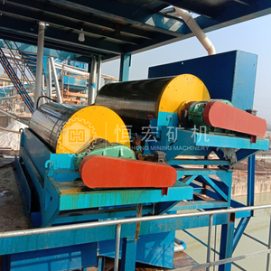 Séparateur magnétique à tambour humide populaire à faible intensité au Zimbabwe pour magnétite, limonite, hématite, manganèse, minerai de fer - Product Image 4