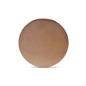 Koin DIY Kosong Bulat Emas 20/25/30/35/40/45/50mm, Token, Badge Hitam, Tag Perak, Papan Nama Logam, Koin Baja Anti Karat - Product Image 3