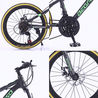 Vélo de montagne pour enfants à suspension 20 pouces, 21 vitesses réglables, prix de gros usine, VTT