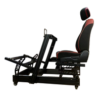 2024 OEM nouveau jeu de jeu en aluminium course simulateur de cockpit siège voiture conduite simulateur de course jeu de cockpit simulateur de course