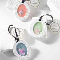 Comprimés de cire d'aromathérapie en gypse Comprimés de parfum de chambre Déodorant de salle de bain parfum vie éternelle fleur pendentif décoratif