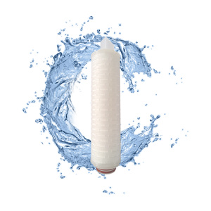 Élément filtrant plissé en PTFE de 0,1 micron pour cartouche de filtration de traitement de l'eau - Product Image 1