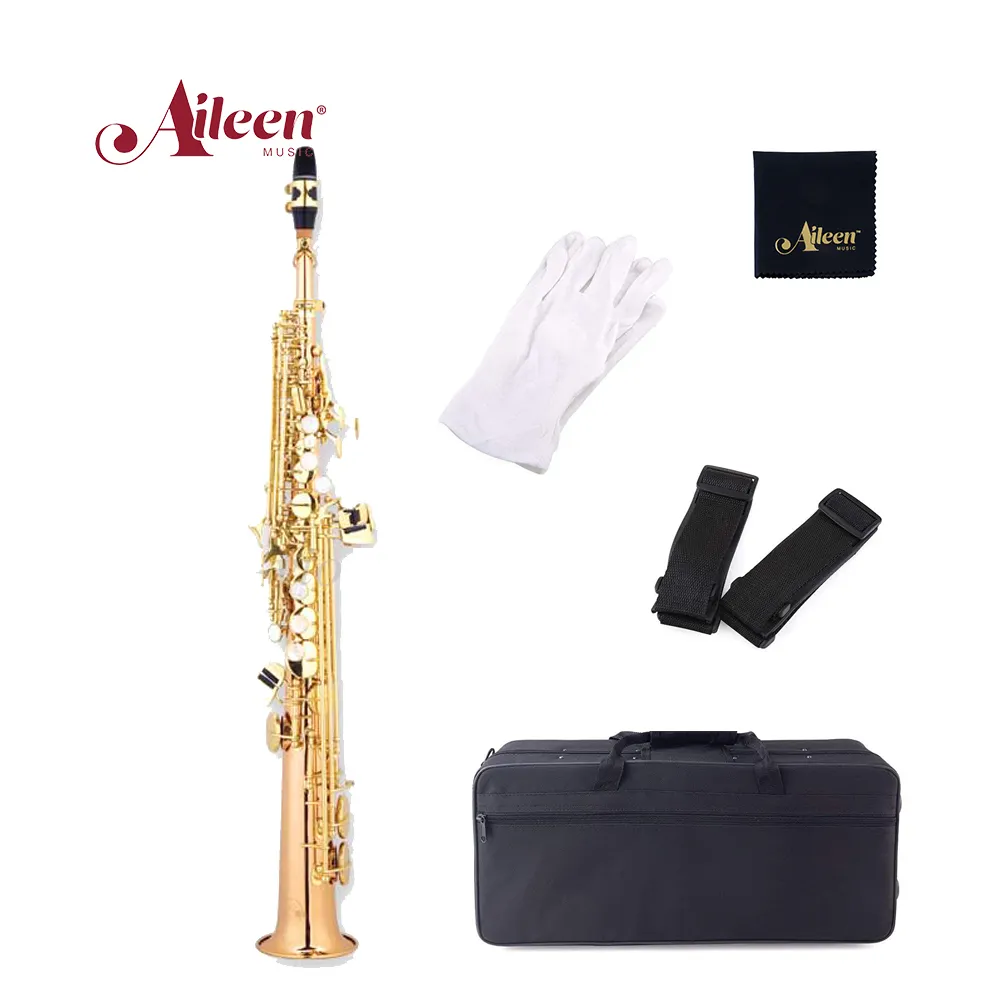 High Grade Saxofoon Tenor Professionele B Tone Straight Sopraansaxofoon (SSP-H400G)