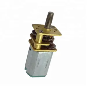 Proveedor de fabricantes chinos 1.5-3.6v 12v 30000rpm micro rc n20 bajo rpm motor de engranajes de cc para cerradura electrónica