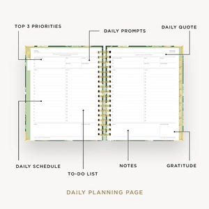 Agenda en Inglés A5 con Encuadernación en Espiral, Diseño Personalizado Ecológico, Diario Planificador, Cuaderno con Personalización de Cuerda - Product Image 4