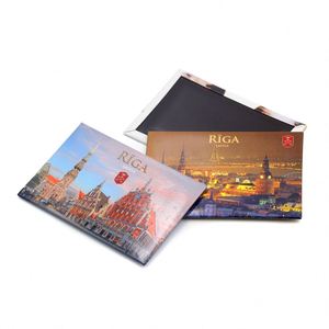 Imanes de Estaño Premium, Recuerdo de Viaje de Riga, Letonia, Imán Personalizado para Refrigerador - Product Image 4