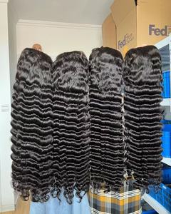 Peluca de Cabello Humano Virgen Vietnamita sin Procesar con Ondas Suaves, Encaje HD, para Venta al por Mayor y Envío Directo - Product Image 3
