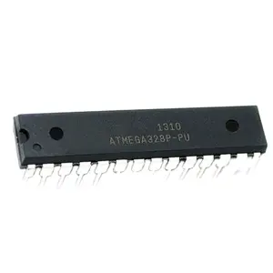 集積回路ATMEGA328 ATMEGA328P-PU AVRマイクロコントローラIC 8ビット20MHz 32KBフラッシュ28-PDIP新品オリジナル