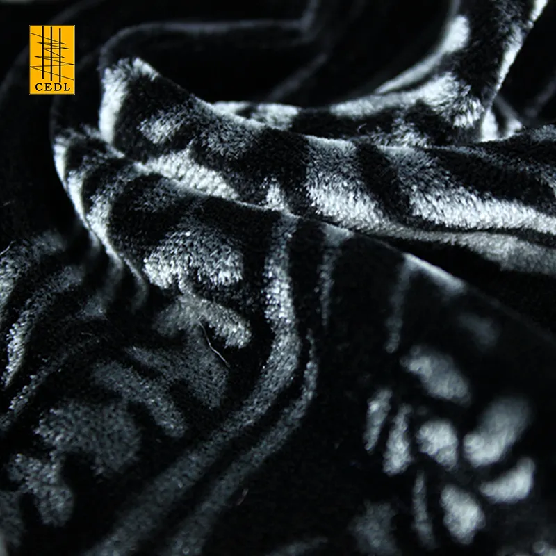 Fashion Design Silk Viscose blend Print Velvet Fabric Organic for Dress Shirt Silk Fabric