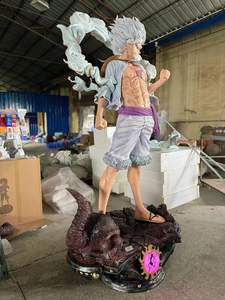 Statua Personaggio in Resina di Alta Qualità Figura Anime a Grandezza Naturale 1:1 Action Figure di Luffy per Arredamento Scultura Anime del Re dei Pirati - Product Image 3