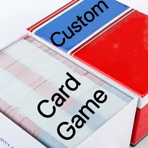 Cartas de jogo para jogos de cartas com impressão deslocada China, jogos de cartas para bêbados personalizados com impressão personalizada