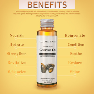 Huile de ricin noire biologique Huile nourrissante pour le corps pour la <span class=keywords><strong>croissance</strong></span> des cheveux et des cils Huile essentielle Étiquette privée - Product Image 3