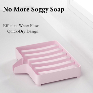 <span class=keywords><strong>Porte</strong></span>-<span class=keywords><strong>savon</strong></span> rectangulaire <span class=keywords><strong>rose</strong></span> durable anti-odeur à vidange rapide <span class=keywords><strong>porte</strong></span>-<span class=keywords><strong>savon</strong></span> non toxique en PP pour salle de bain ou hôtel - Product Image 2