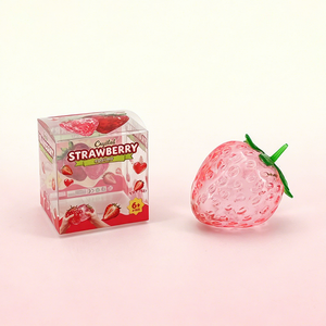 Vaseline Strawberry Squishy Thin Skinned Vaseline Coconut Oil Slow Rebound Fruit Handmade Ball <b>Stress</b> Relief Fidget <b>Toy</b> - Product Image 3