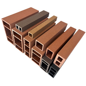 <span class=keywords><strong>Prix</strong></span> d'usine 2026, colonne et tubes en bois composite co-extrudés, plastique avec décor en bois pour une utilisation en intérieur et en <span class=keywords><strong>extérieur</strong></span>, salon - Product Image 5