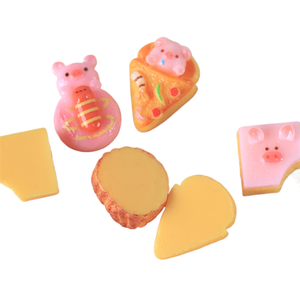 Jouets alimentaires en forme de cochonnet mignon, accessoires de bricolage à coller, patchs <span class=keywords><strong>pizza</strong></span> et rouleaux peau de tigre - Product Image 3