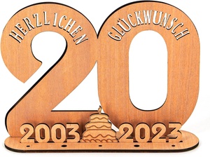 Regalo de <span class=keywords><strong>cumpleaños</strong></span> personalizado, libro de invitados, letrero decorativo de madera, número Original 2023, letrero de madera, libro de invitados - Product Image 4