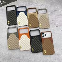 Casing Ponsel Pria Berkualitas Tinggi Bahan TPU Rasa Kulit Gaya Bisnis untuk iPhone 13 15 16 17 Pro Max & Model Android
