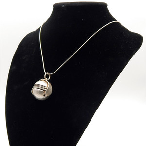 Collana Vintage unica in argento Sterling 925 con medaglione dell'album fotografico Art déco! - Product Image 5