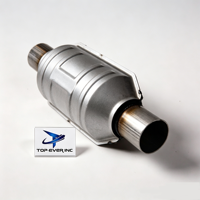 Vente directe usine : Catalyseur céramique métallique Euro 6 de 2,25 pouces pour système d'échappement automobile – Vente en gros