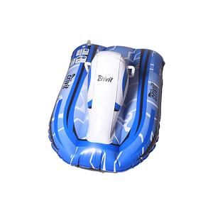 תחתית קשה לילדים PVC מתנפח מגלשת 100 ס""מ חורף ספורט שלג נייד מגלשת צעצוע סקי שלג מגלשת פלסטיק עמיד - Product Image 4