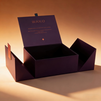 Boîte cadeau de luxe personnalisée en papier pour parfum, gaufrage et débossage, boîte rigide pour emballage cadeau de parfum