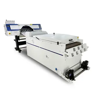 Hancolor-impresora Dtf de 60cm con horno, cabezal de impresión doble 3200 para impresión de camisetas, envío directo de fábrica