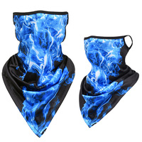 Conjunto de cuello de seda de hielo real para deportes al aire libre para ciclismo protector solar camuflaje verano montar soldadura motociclismo para hombres y mujeres