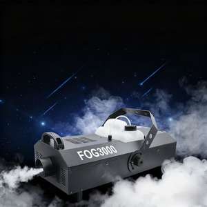 携帯用3000W DMX512リモート多色スモークフォグマシン結婚式パーティーナイトクラブ-電源 - Product Image 5