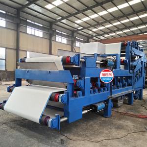 Strengthen Type <strong>Paper</strong> Pulp Fiber Dewatering <strong>Machine</strong> Cellulose Moisture Thickening <strong>Mill</strong> Dehydration Double Belt Filter Press - Product Image 4