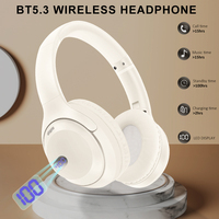XM4 nouveau casque de jeu supra-auriculaire et supra-auriculaire sans fil Blue-tooth avec support d'affichage LED carte TF casque de sport Hifi TWS