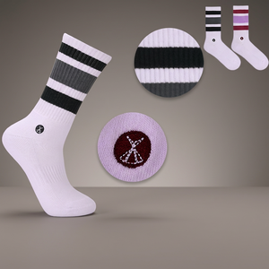 Knitted Non-slip Embroidered Sports <b>Socks</b> Digital Print Athletic Performance <b>Socks</b> OEM ODM - Product Image 1