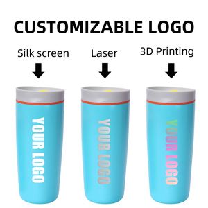 Gobelet à café isotherme en acier inoxydable avec logo personnalisé, 12 oz, 20 oz, sans BPA, réutilisable, pour café glacé, mug de voyage pour café chaud, avec couvercle coulissant - Product Image 5
