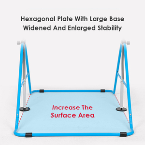 ZHOYA SPORT Adjustable 130CM Folding Steel <strong>Gymnastic</strong> <strong>Bars</strong> Portable for Kids Home Training <strong>Cheap</strong> Price Sale - Product Image 2