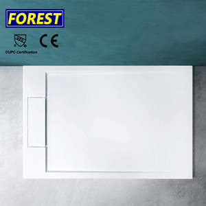 Bandeja <span class=keywords><strong>de</strong></span> resina <span class=keywords><strong>de</strong></span> superficie sólida SMC acrílica extraplana, Base <span class=keywords><strong>de</strong></span> baño <span class=keywords><strong>de</strong></span> piedra Artificial cuadrada para cabina <span class=keywords><strong>de</strong></span> <span class=keywords><strong>ducha</strong></span> <span class=keywords><strong>de</strong></span> Hotel, certificado Cupc - Product Image 5