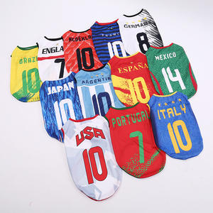 Chaleco para Perro de la <span class=keywords><strong>Copa</strong></span> Mundial de Fútbol 2026, Logotipo del Equipo Nacional, Número del Jugador, Transpirable, para Todas las Estaciones, Ropa para Mascotas de Poliéster, Argentina - Product Image 1