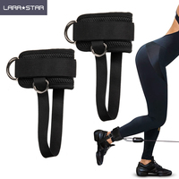 LS0123-4 D anneau 4 câble cheville Kickback sangles néoprène Fitness équipement d'entraînement pour câble Machine