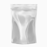 Kantong Ziplock Berdiri Laminasi Foil PE Cetak Gravure Tahan Kelembapan Anti Bau Food Grade Ukuran Warna Kustom untuk Mie Jelly